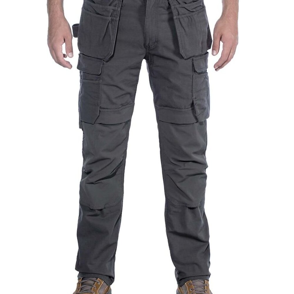 Carhartt Steel Relaxed Fit Double Front Multi-Pocket Cargo Trousers